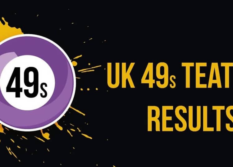 UK49s Teatime Results 2024