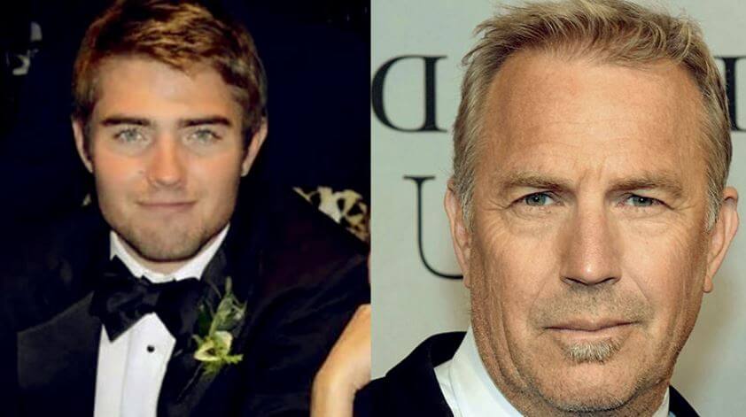Liam Costner And His Father Kevin Costner