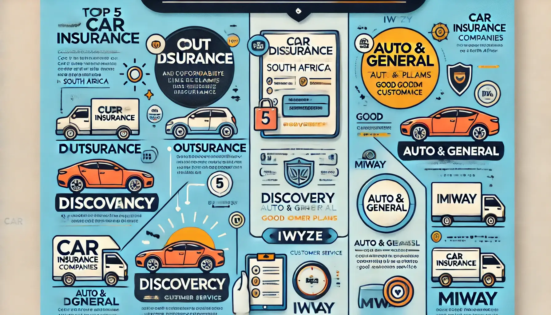 Top 5 Car Insurance Companies in South Africa