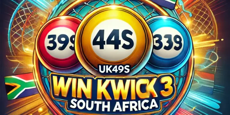 UK49s Win Kwik Pick 3 Lunchtime