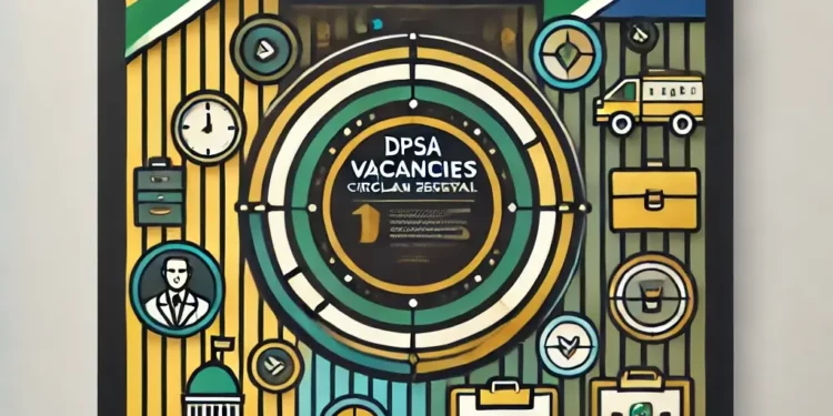 DPSA Vacancies Circular 10 Of 2025