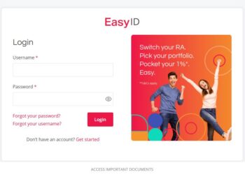 EasyEquities Login Page