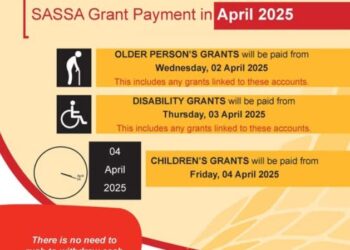SASSA Grant Payment Dates for April 2025