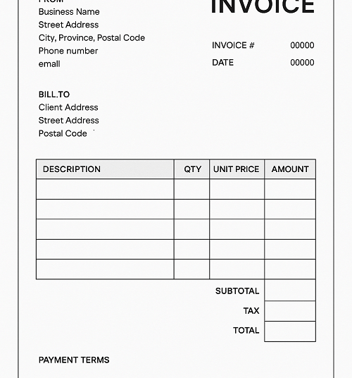 What is an Invoice Template