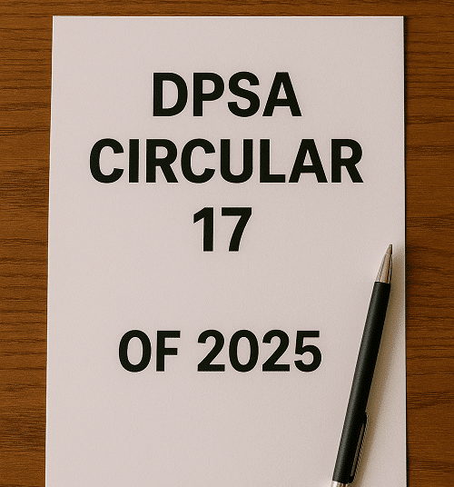 DPSA Vacancies May 2025, DPSA Circular 17 Of 2025