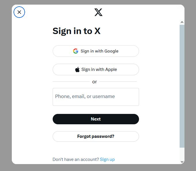 X Login South Africa: How to Log In to Twitter (X) Online